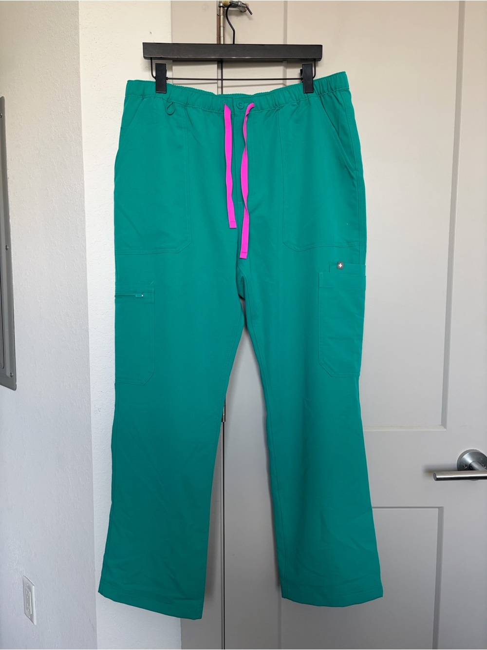 FIGS CAIRO STRAIGHT-LEG SCRUB PANT LAGOON MEN'S XL